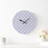 Blue  Cross Pendant Pattern  Grote Klok (Huis)