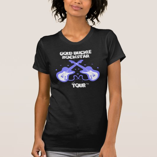 Blue Crossed Guitars T-shirt (Voorkant)