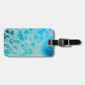 Blue Crush - Abstract Coastal Artwork  Bagagelabel (Voorkant horizontaal)