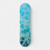 Blue Crush - Abstract Coastal Artwork  Skateboard (Voorkant)