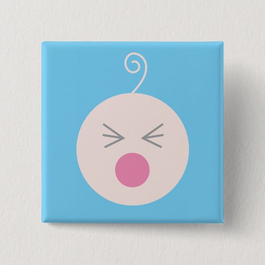 Blue Cry Baby Button (Voorkant)