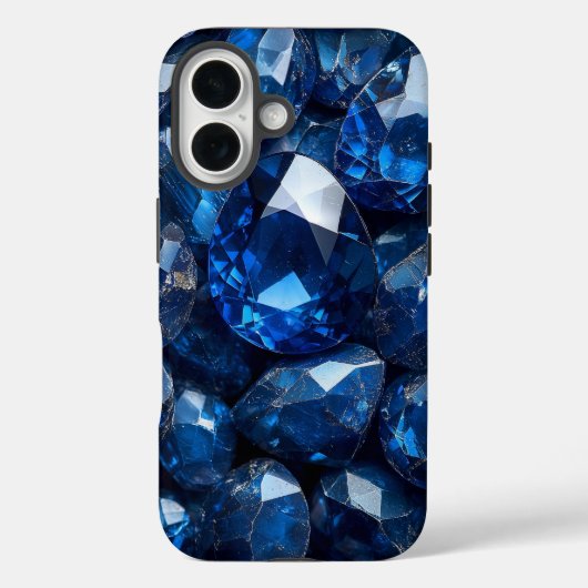 Blue Crystal esthetische telefoonhoes Case-Mate iPhone Case (Achterkant)