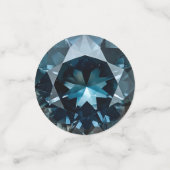 Blue Crystal Pattern Confetti (Kleine voorkant)