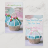 Blue Cupcake bakkerij Visitekaartje (Voorkant / Achterkant)