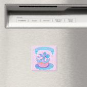 Blue CupCake Scripture aimant (In Situ (Lave-vaisselle))