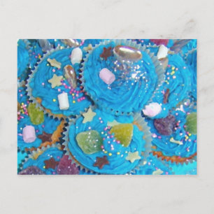 Blue Cupcakes briefkaart