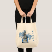 Blue Custom Cheerleader Canvas Canvas tas (Voorkant (product))