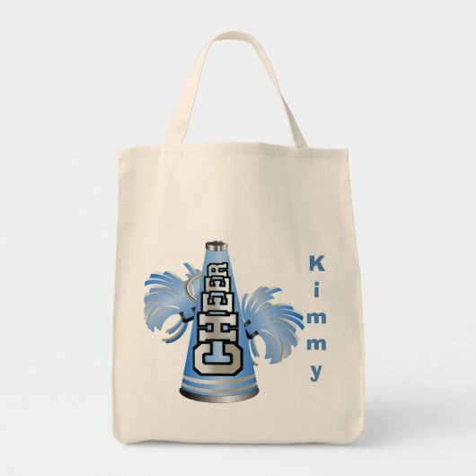 Blue Custom Cheerleader Canvas Canvas tas (Voorkant)