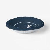 Blue Custom Golf Papieren Kommen (Gebogen)