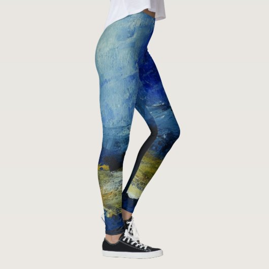 Blue Custom Leggings (Rechts)