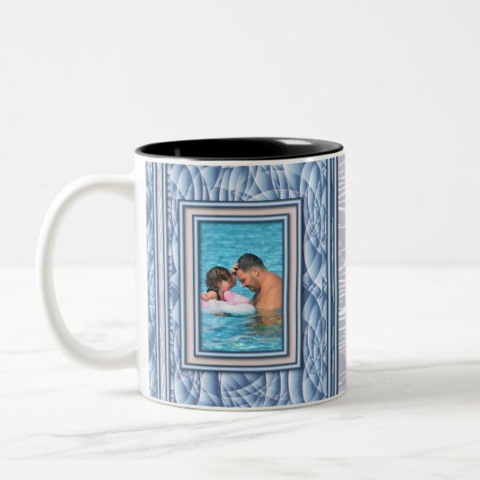 Blue Custom Photo Mok Wrap (Links)