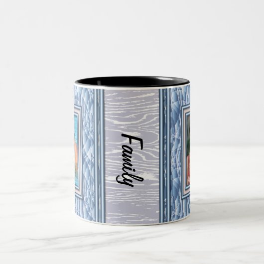 Blue Custom Photo Mok Wrap (Center)