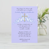 Blue CUTE Community/Baptism Invite Kaart (Staand voorkant)