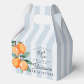 Blue Cutie Haar belangrijkste Squeeze Citrus Vrijg Bedankdoosjes (Achterkant)