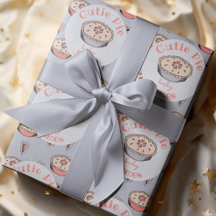 Blue Cutie Pie Baby Boy Cadeaupapier
