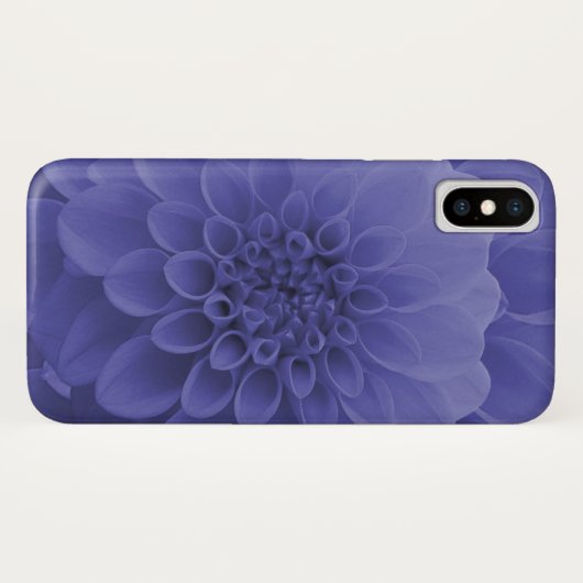 Blue Dahlia Case-Mate iPhone Case (Achterkant (horizontaal))