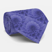Blue Dahlia Stropdas (Opgerold)