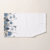 Blue Dahlias Cornflower Bad Handdoek (Handdoek)