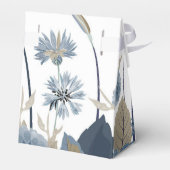 Blue Dahlias Cornflower Bedankdoosjes (Achterkant)