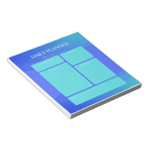 Blue Daily Planner Notitieblok