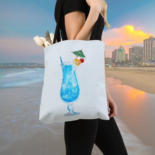 Blue Daiquiri  Pale Blue Tote Bag