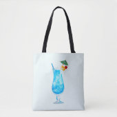 Blue Daiquiri  Pale Blue Tote Bag (Devant)