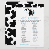 Blue Dairy Koe Wat zit er in je paarse game (Voorkant / Achterkant)