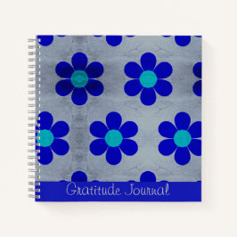 Blue Daisies Dankbaarheidsjournaal Notitieboek