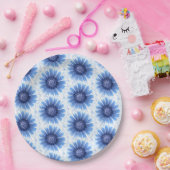 Blue Daisy All Over Print Bord (Feest)