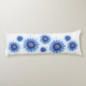 Blue Daisy Body Pillow Lichaamskussen (Achterkant)