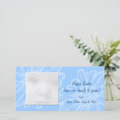 Blue Daisy Cartes photos de Pâques (Debout devant)