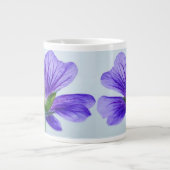 Blue Daisy Cup Jumbo Mok (Voorkant)