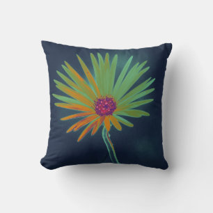 Blue Daisy Flower Kussen