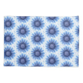 Blue Daisy-Kussensloop Kussensloop (Achterkant)