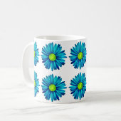 Blue Daisy-Mok Koffiemok (Voorkant links)