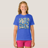 Blue Daisy T-shirt (Voorkant volledig)