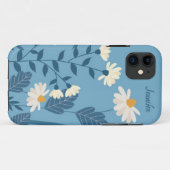Blue Daisy Thema Gepersonaliseerde Telefoon Case F (Achterkant (horizontaal))