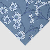 Blue Daisy Tissuepapier (Detail)