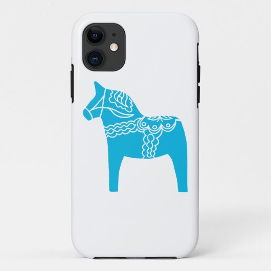 Blue Dala Horse Case-Mate iPhone Case (Achterkant)