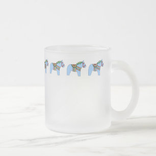 Blue Dala Horse Mok