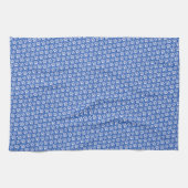 Blue Dala Horses Serviette de cuisine (Horizontal)
