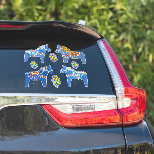 Blue Dala-paardensticker Sticker