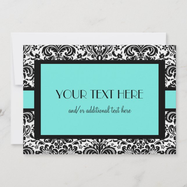 Blue Damask (Voorkant)