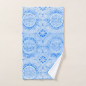 Blue Damask Bath Towel Set Bad Handdoek (Handdoek)