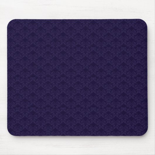 Blue Damask Bows Muismat (Voorkant)