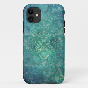 Blue Damask iPhone 5s Case