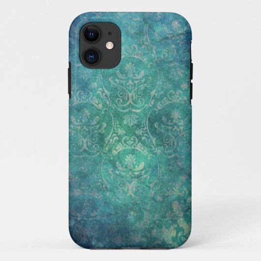  Blue Damask iPhone 5s Case (Achterkant)