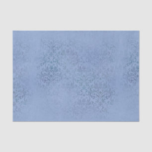Blue Damask Tissuepapier