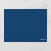 Blue Damask Trouwtafel Nummer Kaarten (Achterkant)