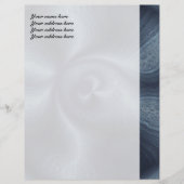 Blue Dance Briefhoofd Sjabloon (Voorkant)